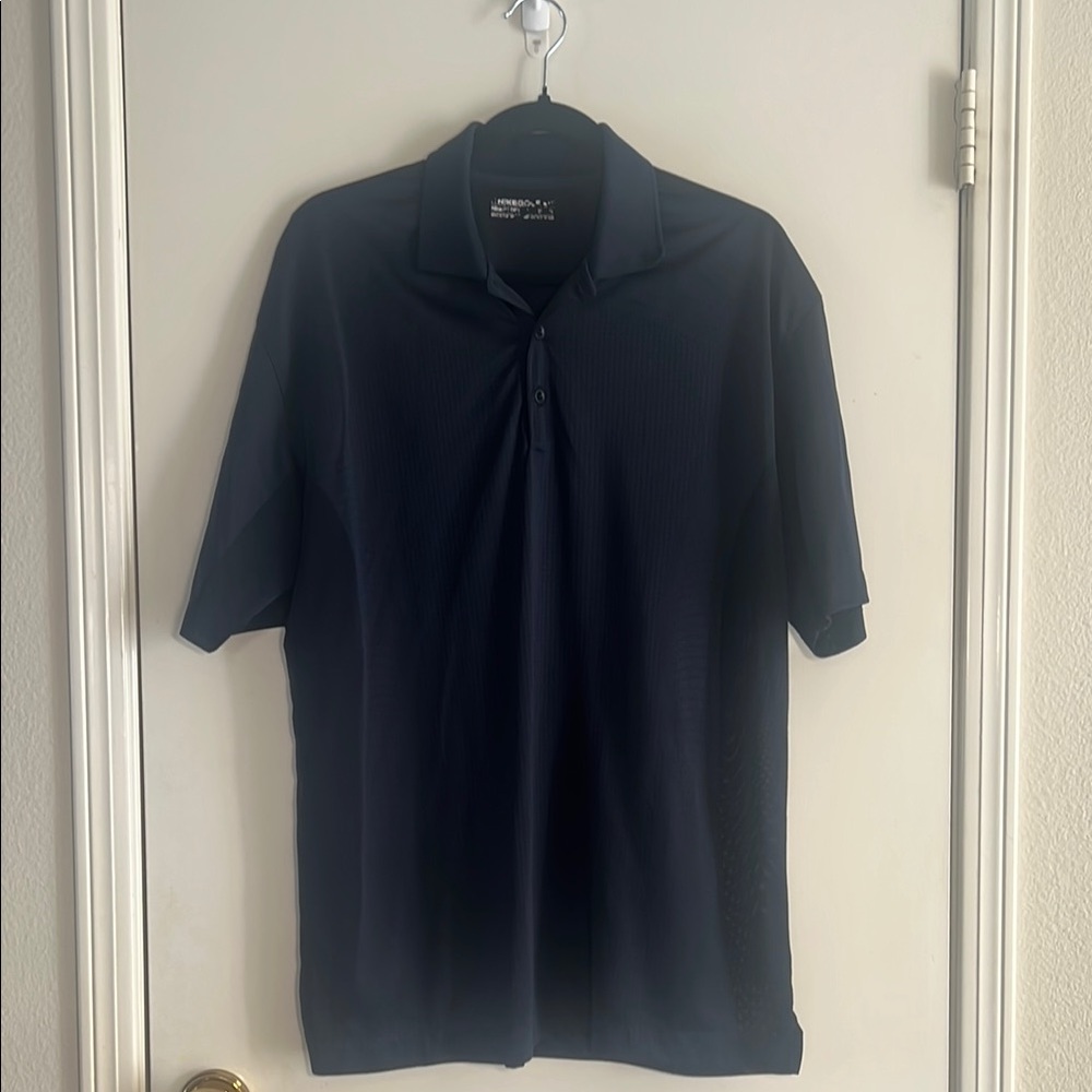 Nike Men’s Dark Navy Blue Golf Shirt PGA